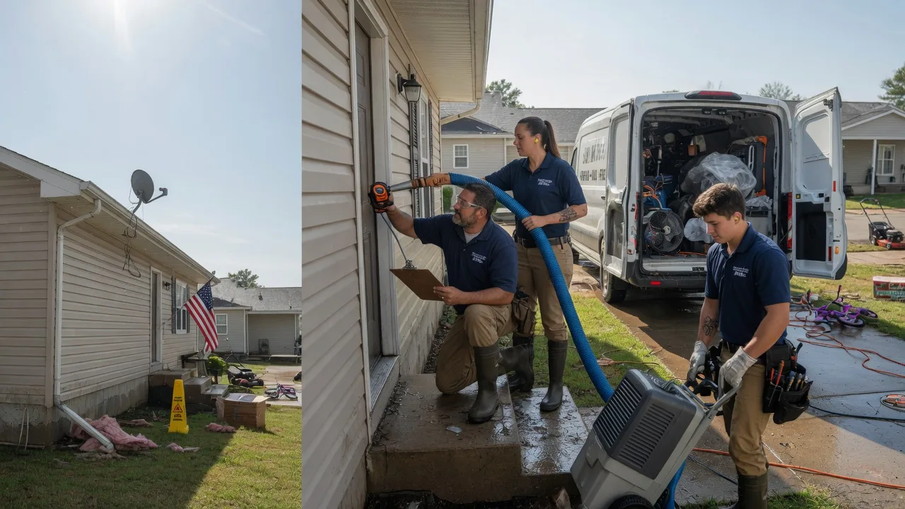 Ceiling Water Damage Restoration in Millington, IL near me